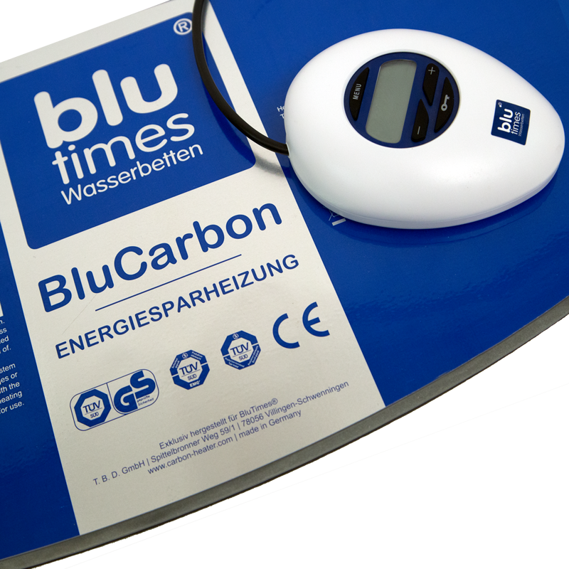 BluCarbon Heizmatte mit digitalem Steuerelement